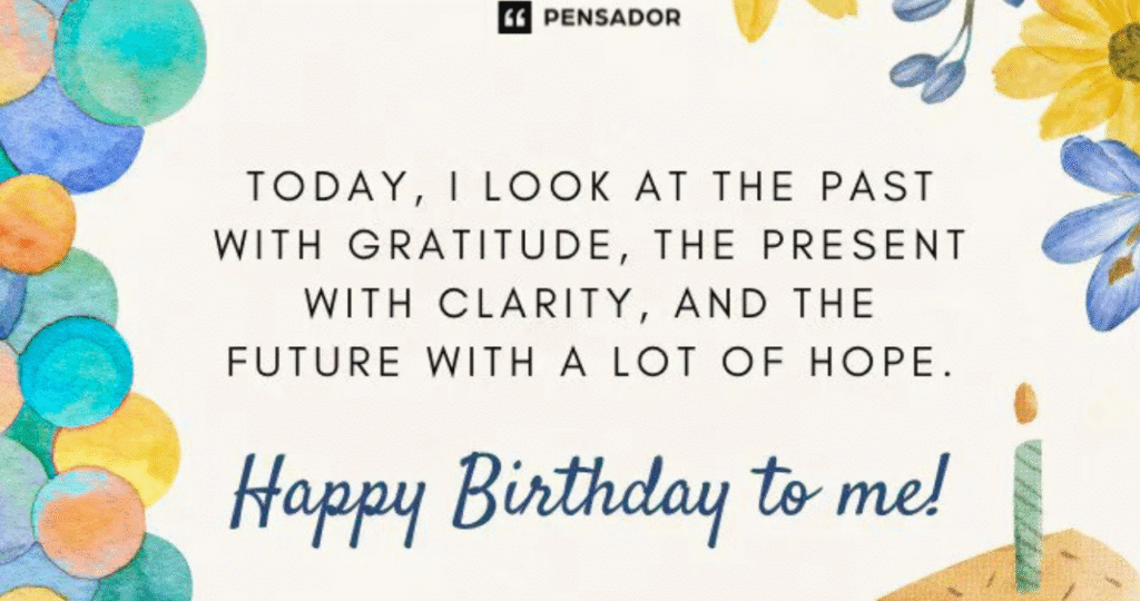 Birthday Wishes to Myself